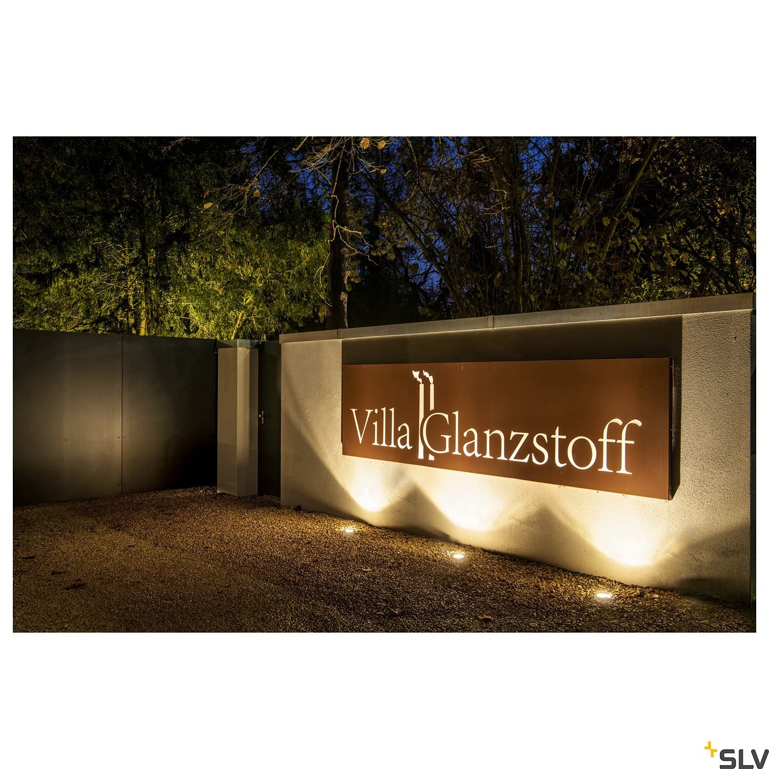 SLV luminaria empotrable de suelo ROCCI 125 / Foco led para terraza, lámpara empotrable, lámpara de suelo para exteriores / IP67 3000K 8,6 W 580lm acero inoxidable 120 grados