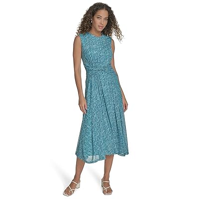 Calvin Klein Mesh Twist Front Midi Women