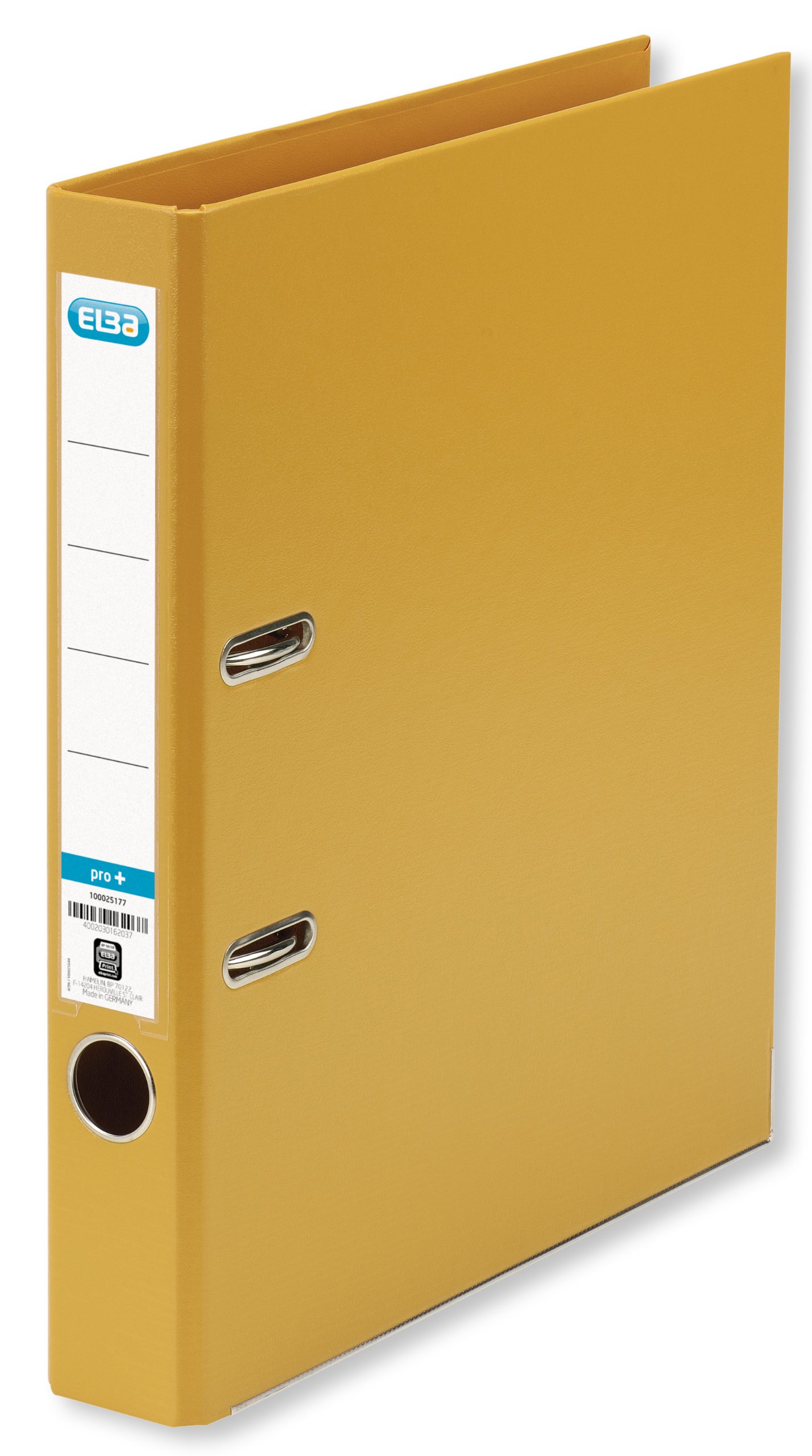 Elba Smart Pro+, 10 cartelline in plastica, formato A4, 5 cm, colore: arancione