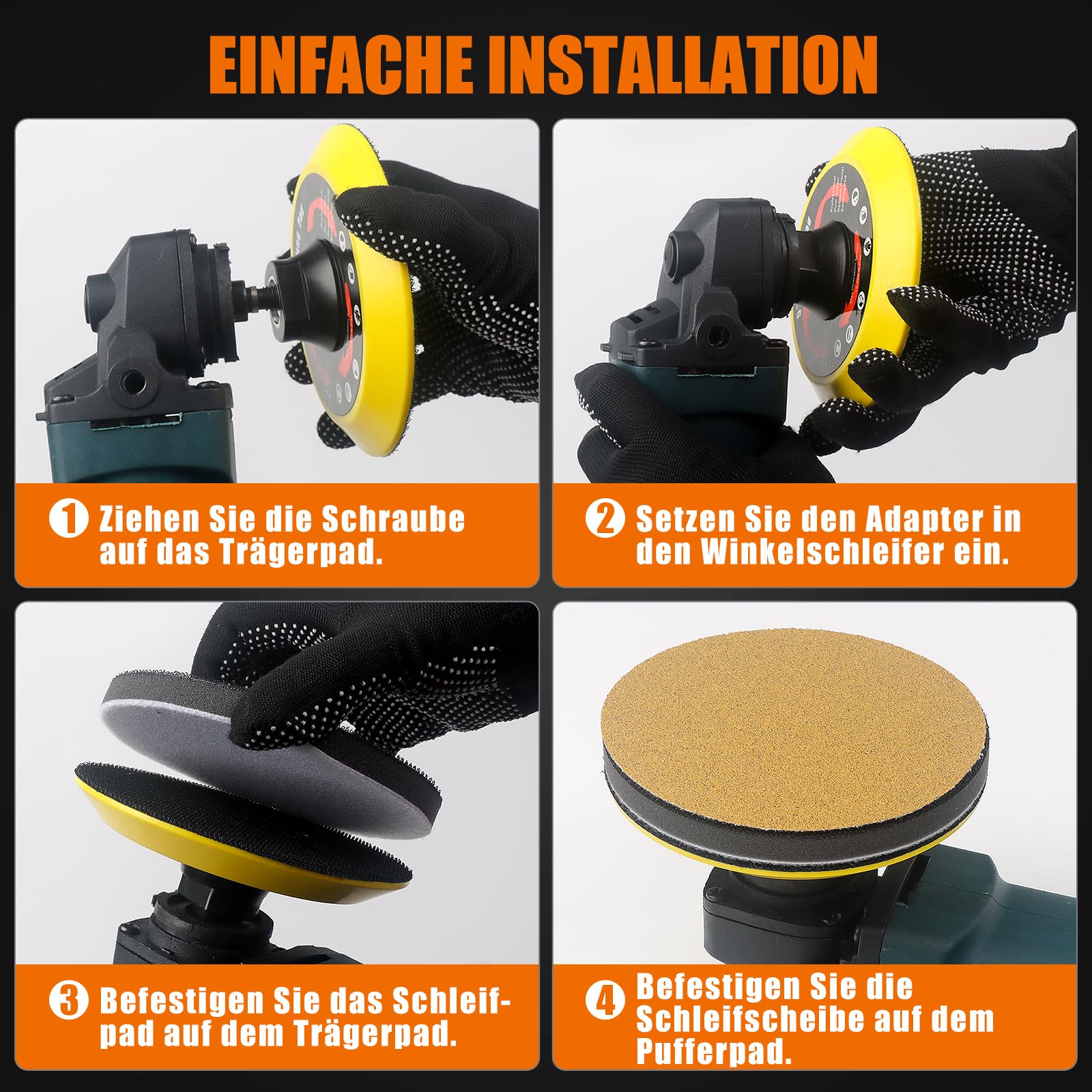 Platorello Con Velcro Per Trapani 125mm Bosch - Foto 10