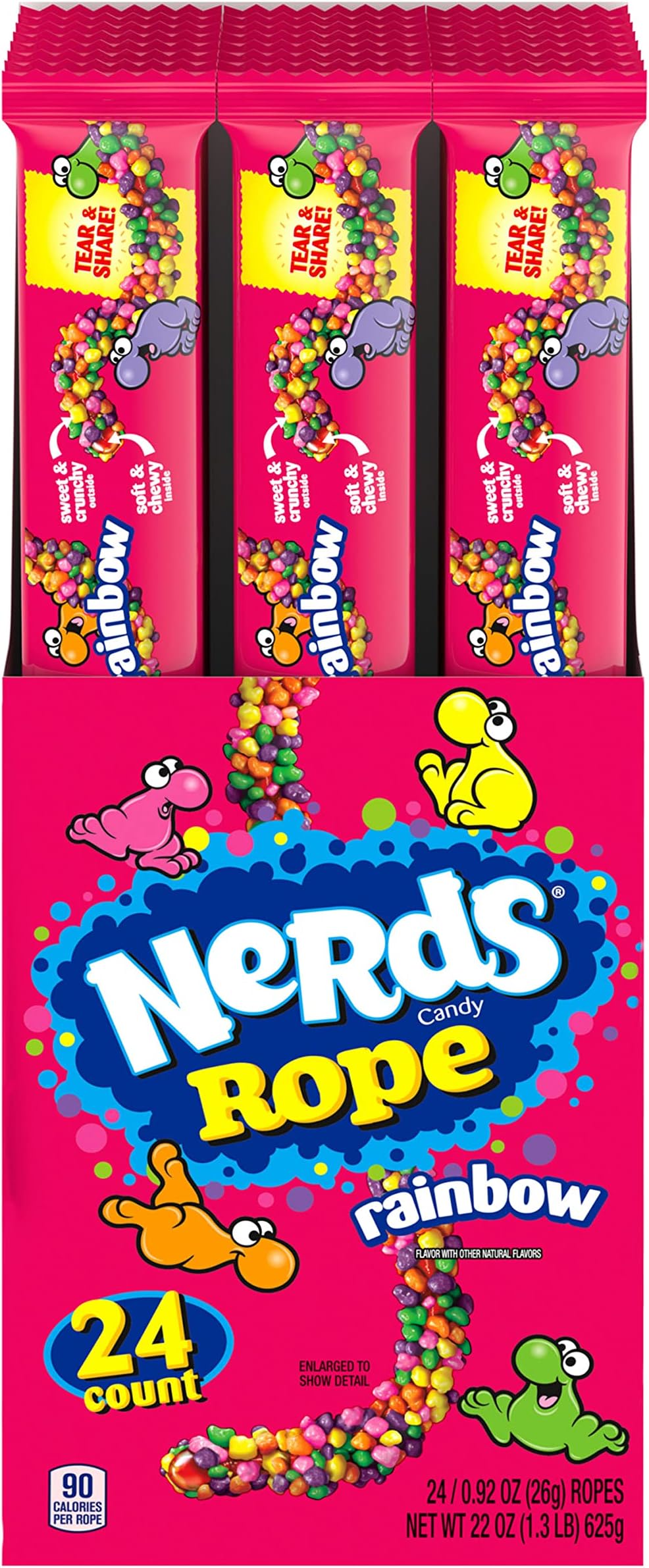 Spring Candy Rainbow Ropes Amazon.com : Nerds Rope Candy, Rainbow, 0.92 Ounce (Pack of 24) : Hard ...
