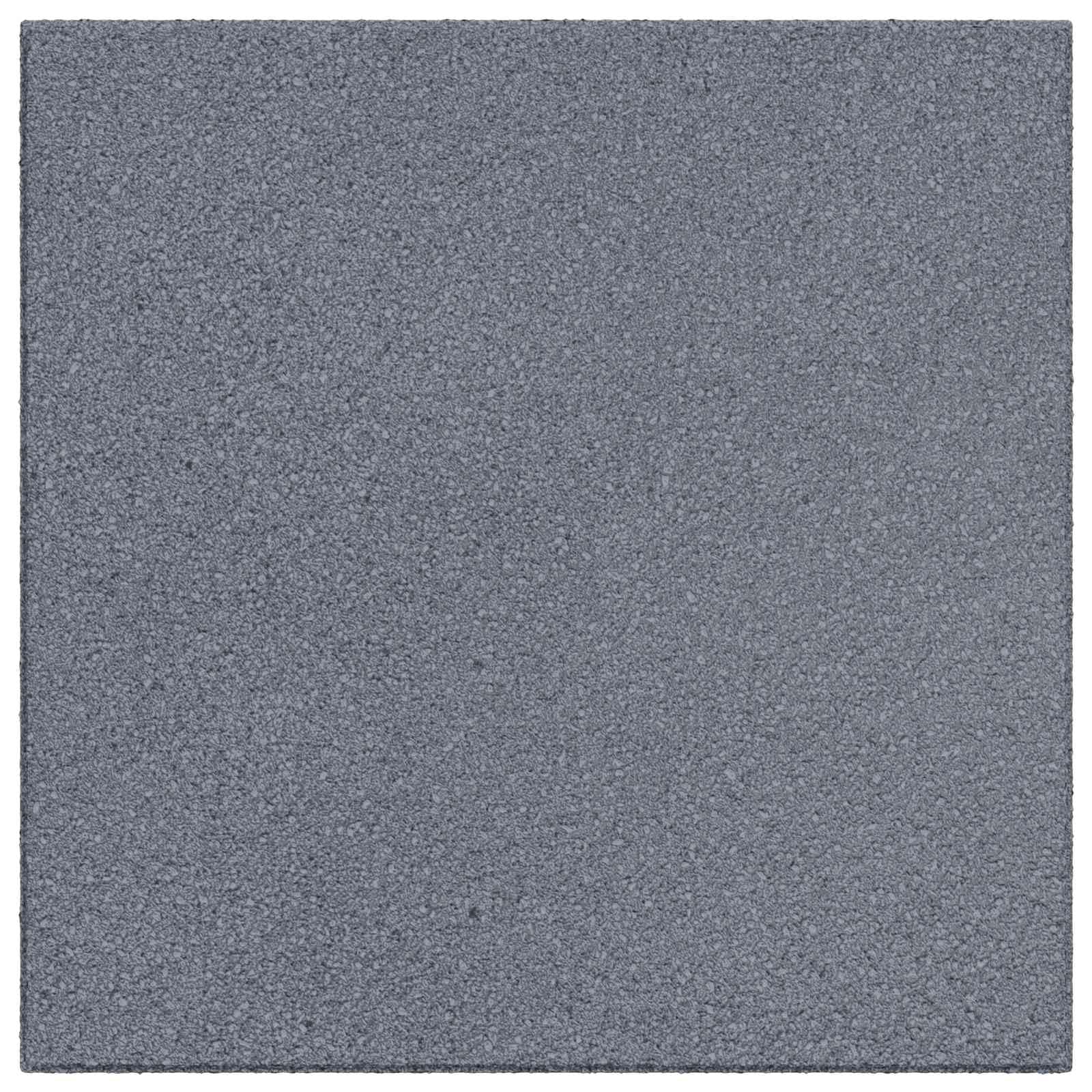 Baldosas de protección contra caídas, 24 unidades, color gris, 50 x 50 cm, placas de goma de 3 cm de grosor, amortiguadoras para zonas de juego y jardines, placas de protección contra caídas