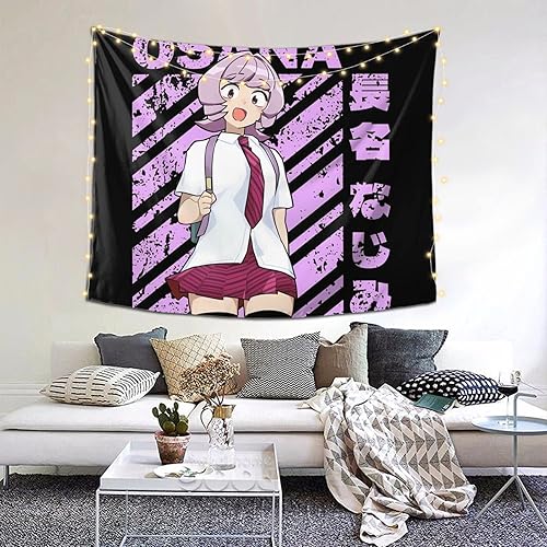 Miniatura 7 de Flokoo Komi Can'T Communicate Tapiz decorativo de pared colgante para sala de estar, dormitorio, cocina, dormitorio, hogar, 60 x 51 pulgadas