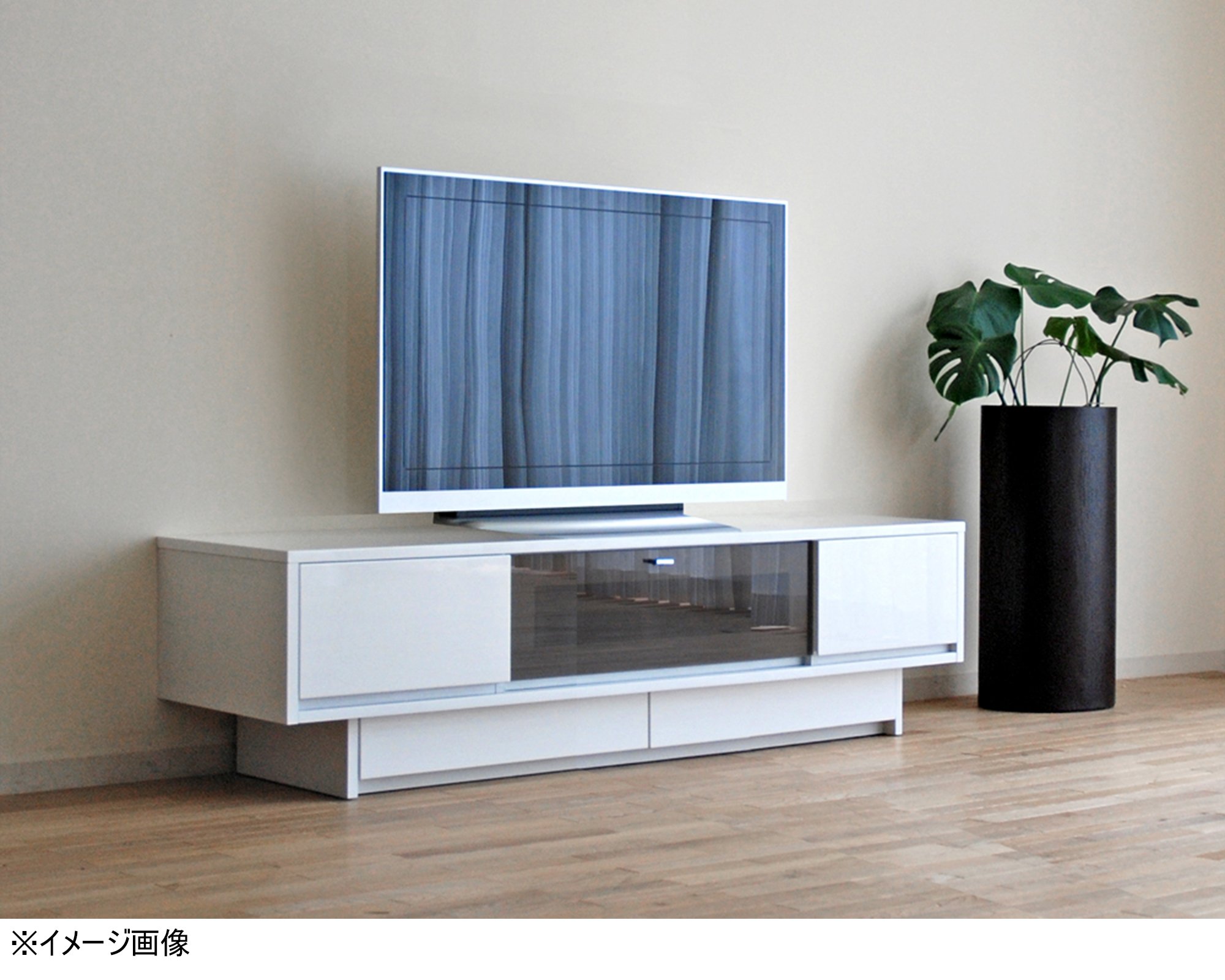 Amazon.co.jp: モリタインテリア工業 テレビ台 ホワイト 幅148×奥行48