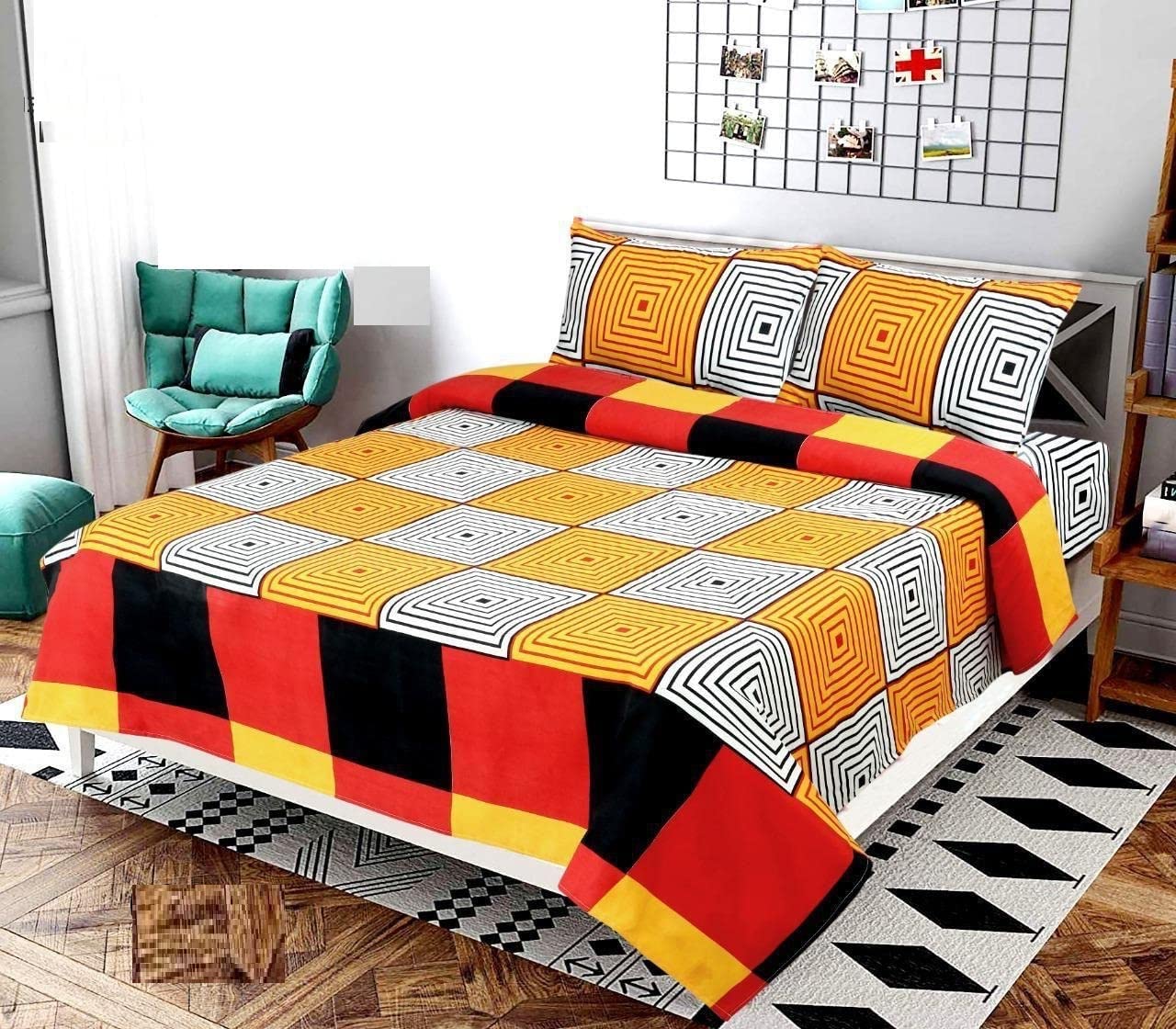 San & Maahi 104 TC Microfiber Double Flat Bedsheet with 2 Pillow Covers (Fent=Double Bed=SMB=21) (B0BNMMQG24) Amazon Price History, Amazon Price Tracker