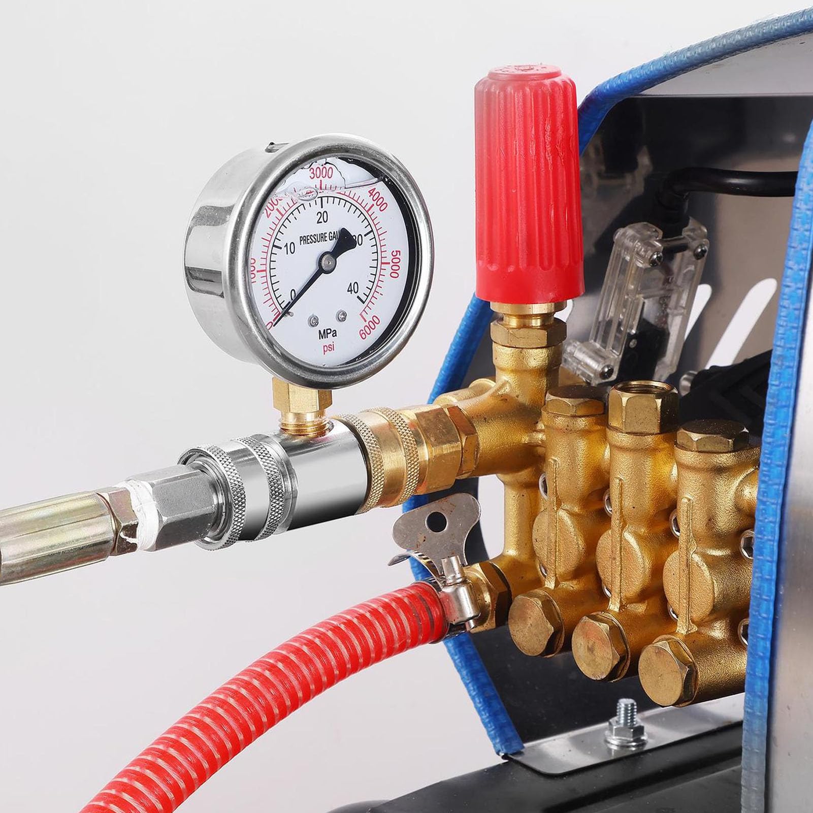 HEEPDD Edelstahl-Schnellkupplung, 6000 PSI Hochdruckreiniger-Anschluss 3 8 Zoll Edelstahlteil für Benutzer von Autowasch- und Reinigungsgeräten.Schnelle Einrichtung ohne Werkzeug Gewährleistet