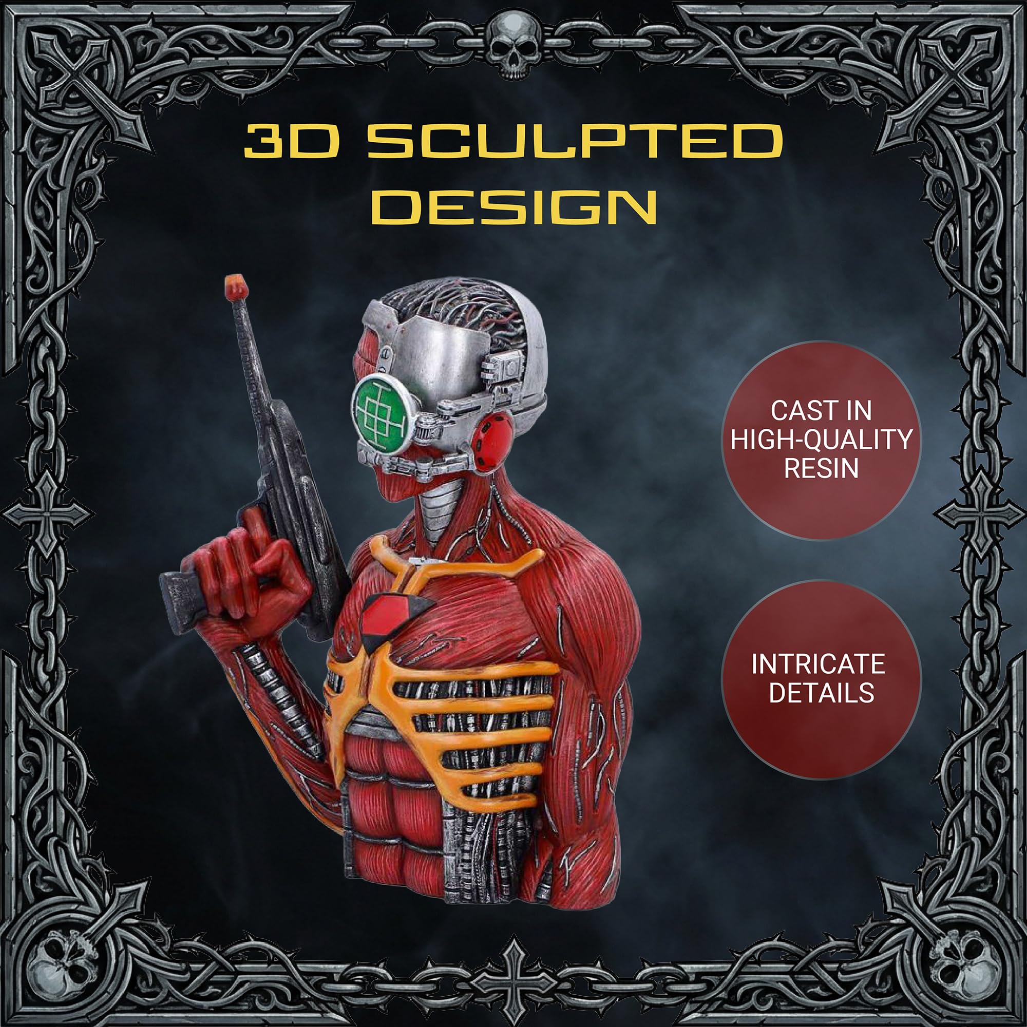 Amazon.com: Nemesis Now Iron Maiden Somewhere in Time Eddie Bust 