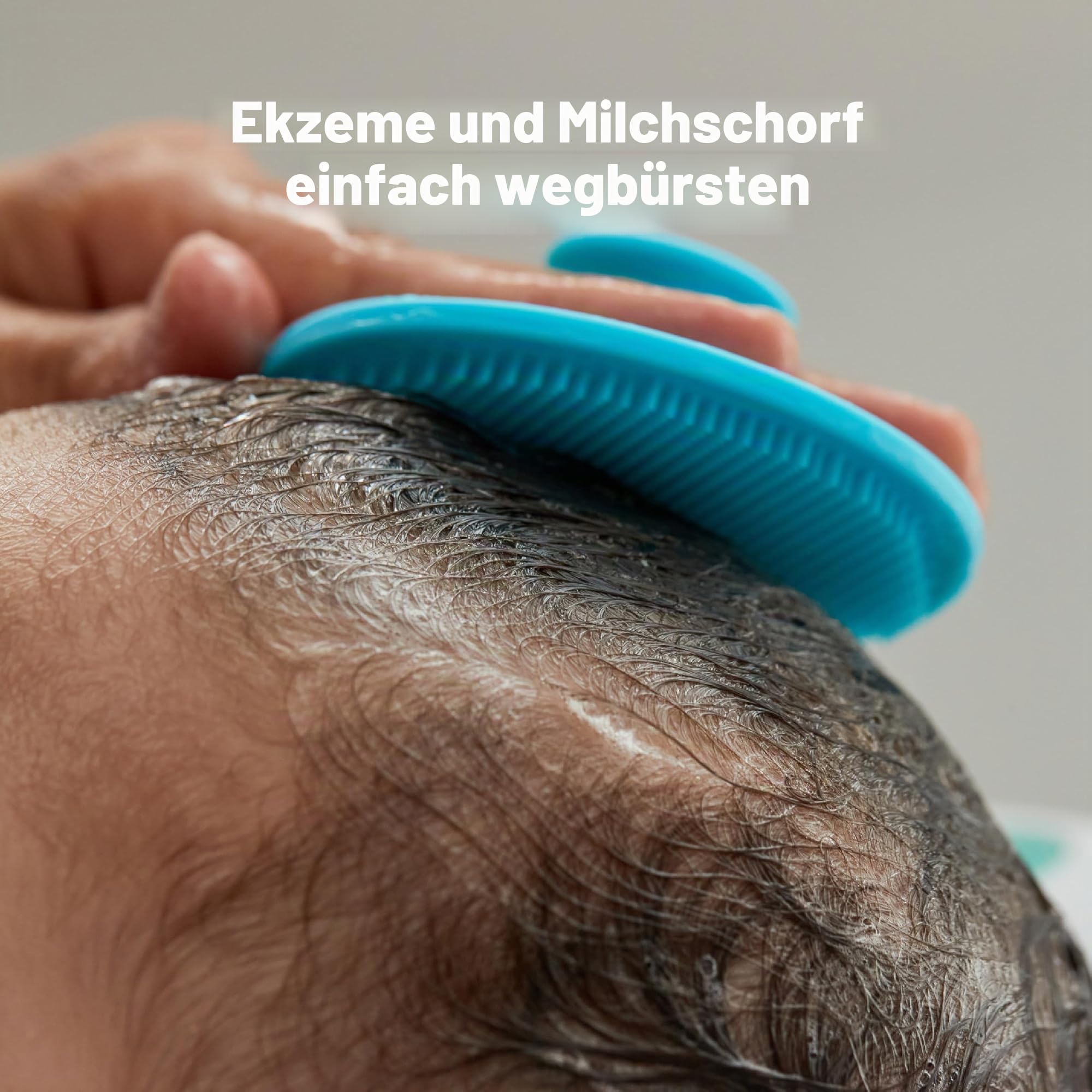 Fridababy DermaFrida The SkinSoother Baby-Badebürste aus Silikon, Baby-Zubehör für trockene Haut, Milchschorf und Ekzeme, 2 Stück
