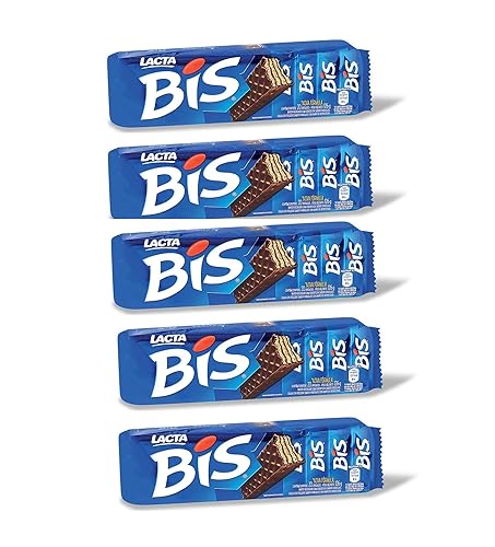 Miniatura 3 de Chocolate con leche Bis Lacta - Caja con 20 unidades - 4.9oz  Chocolate ao Leite Bis Lacta - Caixa c20 unidades - 4.94 oz - (PACK DE 02)