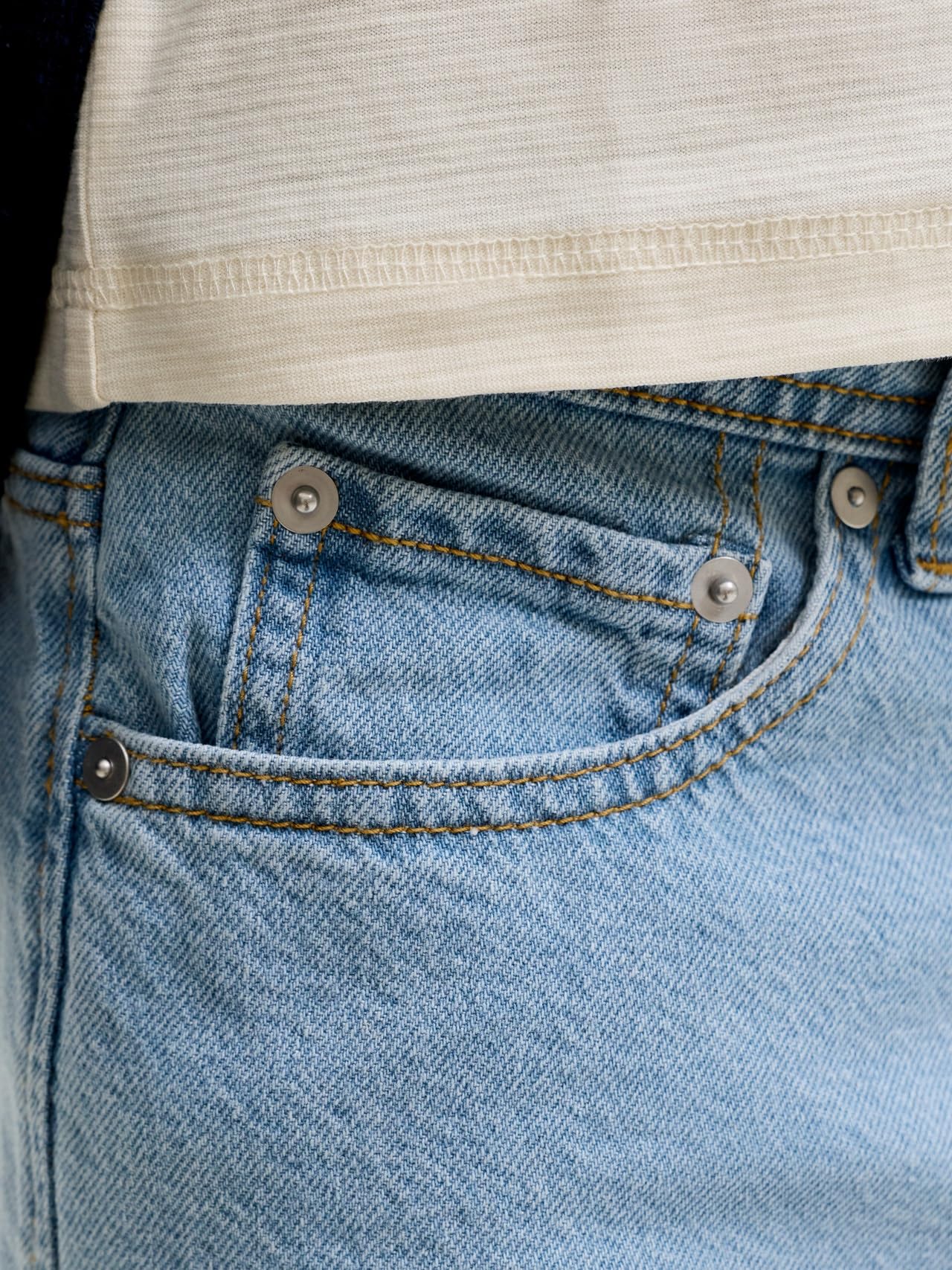 JACK & JONES Short en jean pour garçon, coupe baggy, short en jean junior