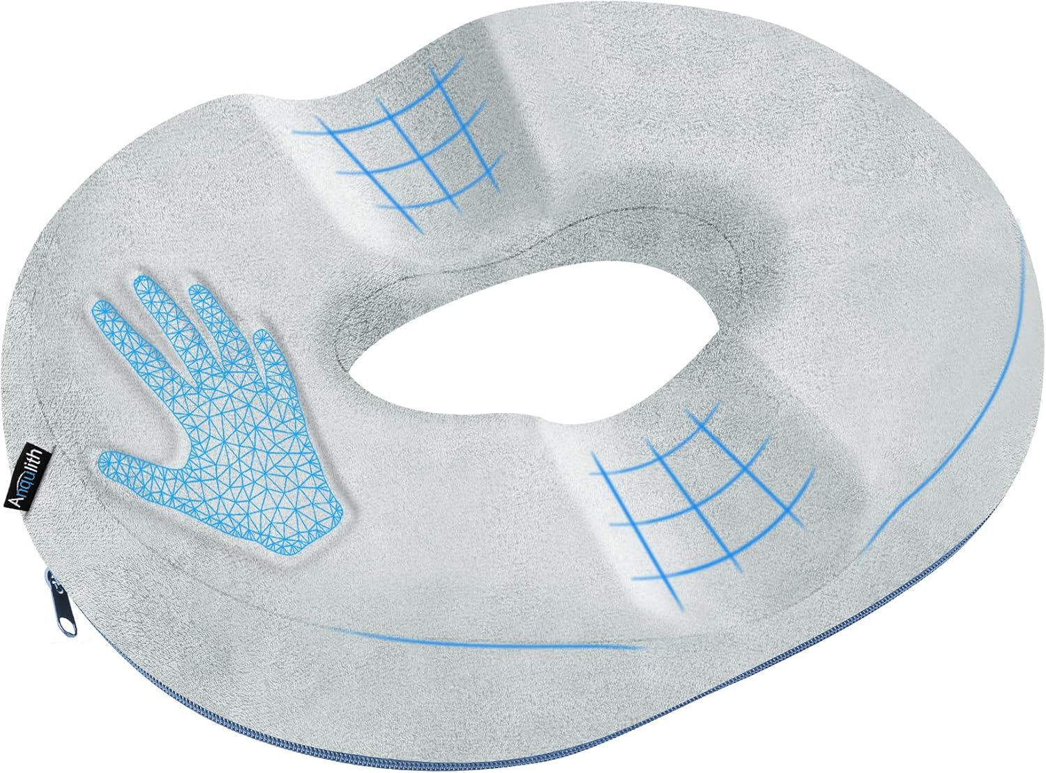 Donut Pillow for Tailbone Pain Relief and Hemorrhoid, NonSlip Donut