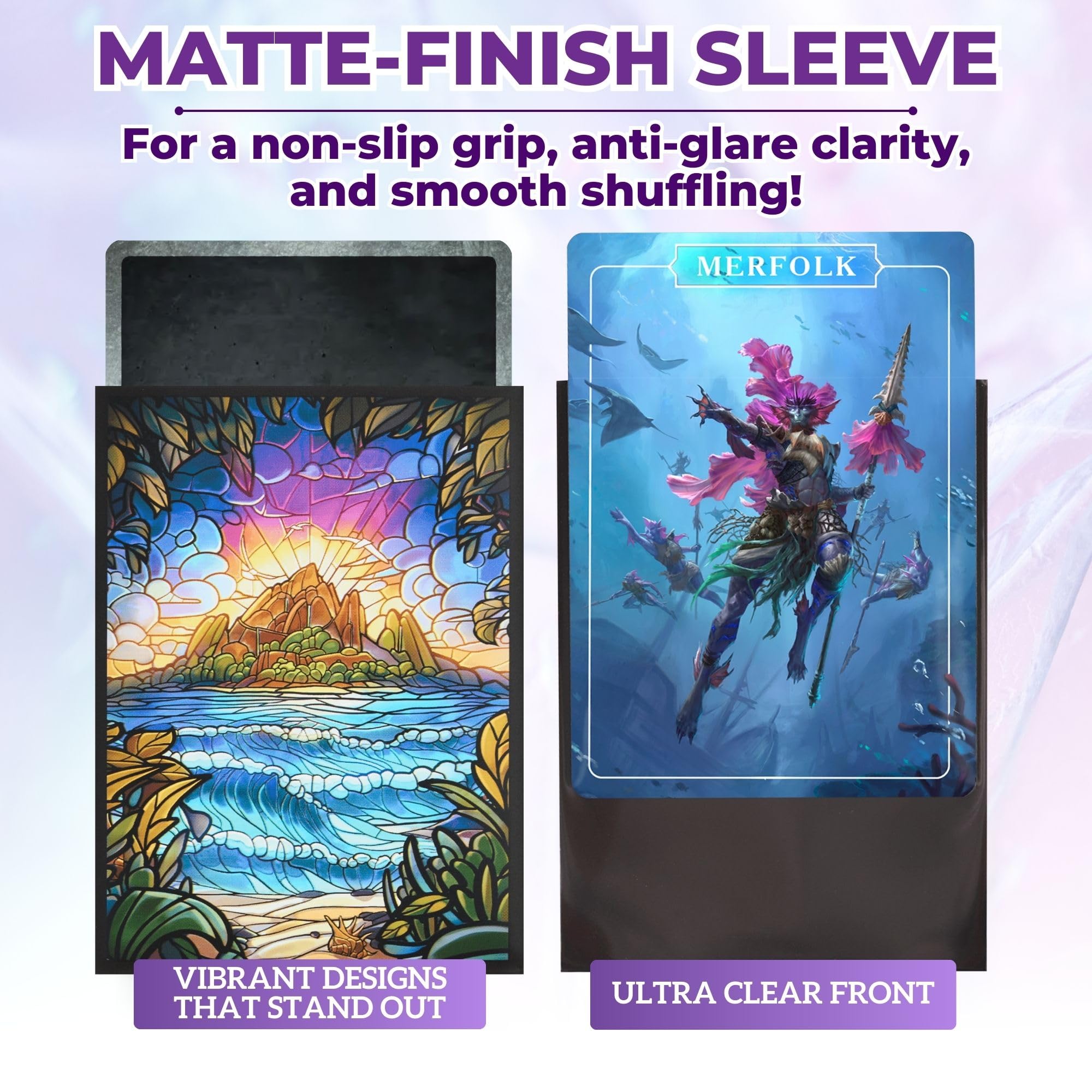 Amazon.com: Arcane Fortress MTG Card Sleeves – 100 Count | Ultra-Durable  Matte Art Card Sleeves for Intense Shuffling | Premium Fit for Magic: The  Gathering Cards