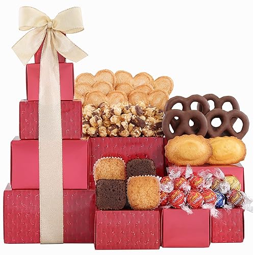 Wine Country Gift Baskets Torre de regalos de Rocky Mountain Chocolate Factory