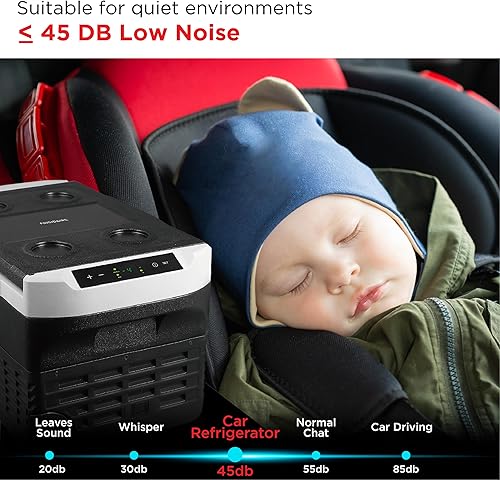 Miniatura 7 de Frigidaire Compresor portátil 2 en 1 de 1224 V CC y 110-240 V CA - Congelador compacto para viajes, automóvil, campamento, viajes por carretera,