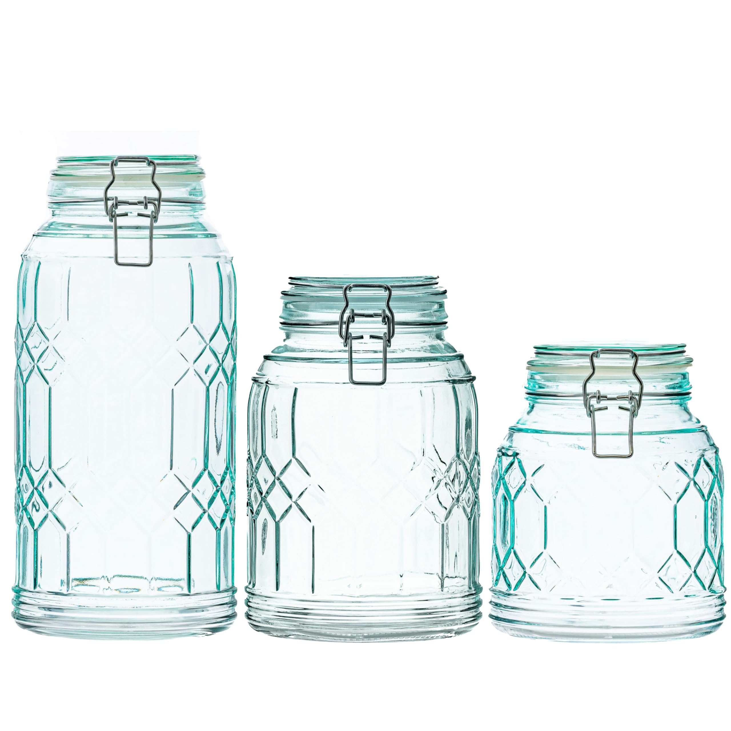 10 Strawberry Street Green / 3 Piece Set / 44.0 fluid_ounces Food Jars & Canisters
