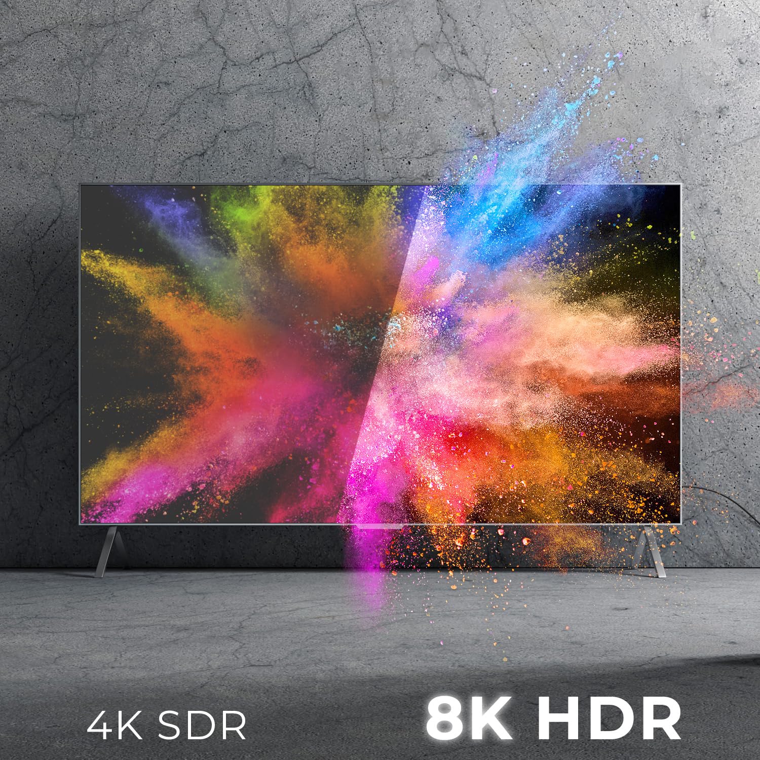deleyCON 2 Pezzi Giunto HDMI 2.1 8K (48G, Ultra High Speed) Adattatore Accoppiatore 8K@60Hz 4K@120Hz 2K@144Hz/165Hz EARC HDCP 2.3/2.2 DTS:X per HDR Dolby Atmos TV PS5 Xbox Soundbar Monitor - Argento