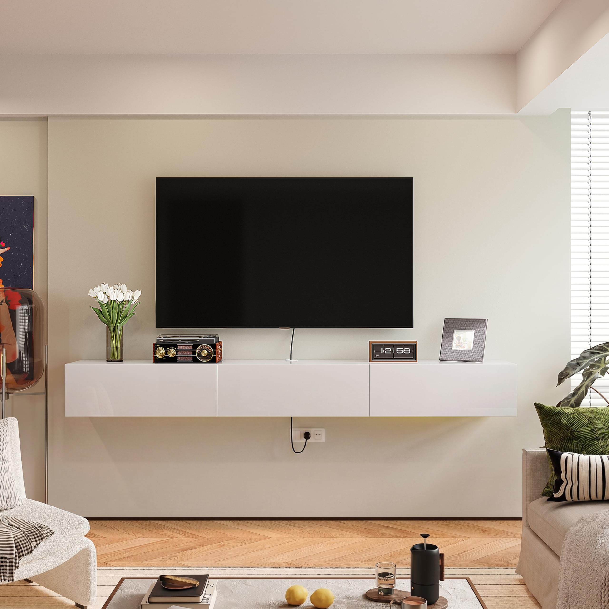 Photo 1 of FurniNova 70" Floating TV Stand