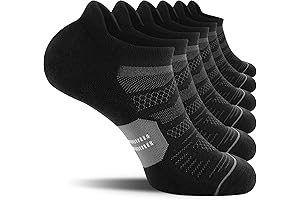 6-Pack Workout Socks for Men with Support: Your Fitness Footwear Essential
