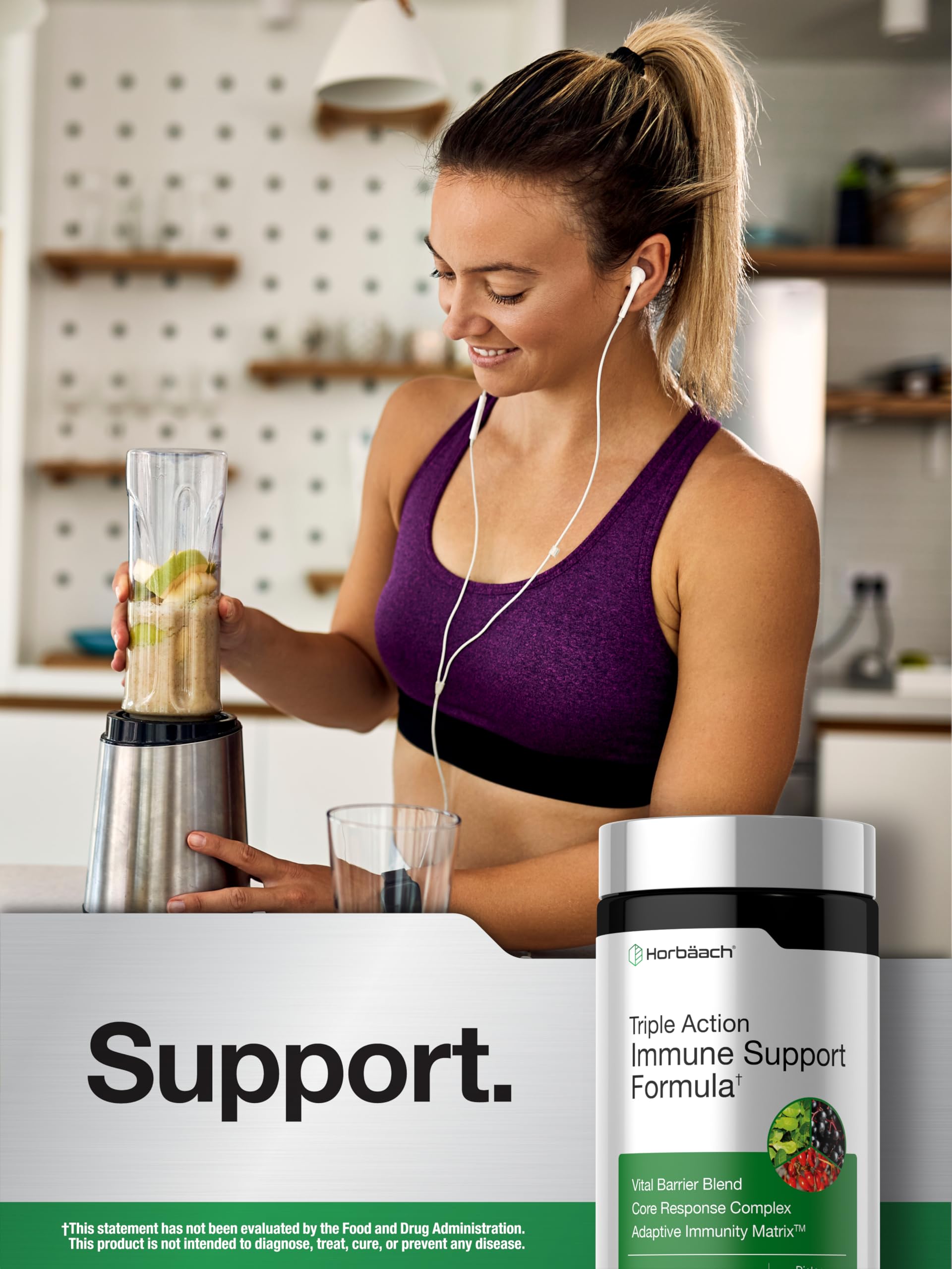 Horbäach Immune Support Supplement | 60 Coated Caplets — Amazon image 6