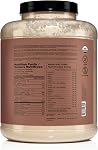 NAKED RICE - Organic Brown Rice Protein Powder – Vegan Protein Powder - 5lb Bulk, GMO Free, Gluten Free & Soy Free. Plant-Based Protein, No Artificial Ingredients - 76 Servings
