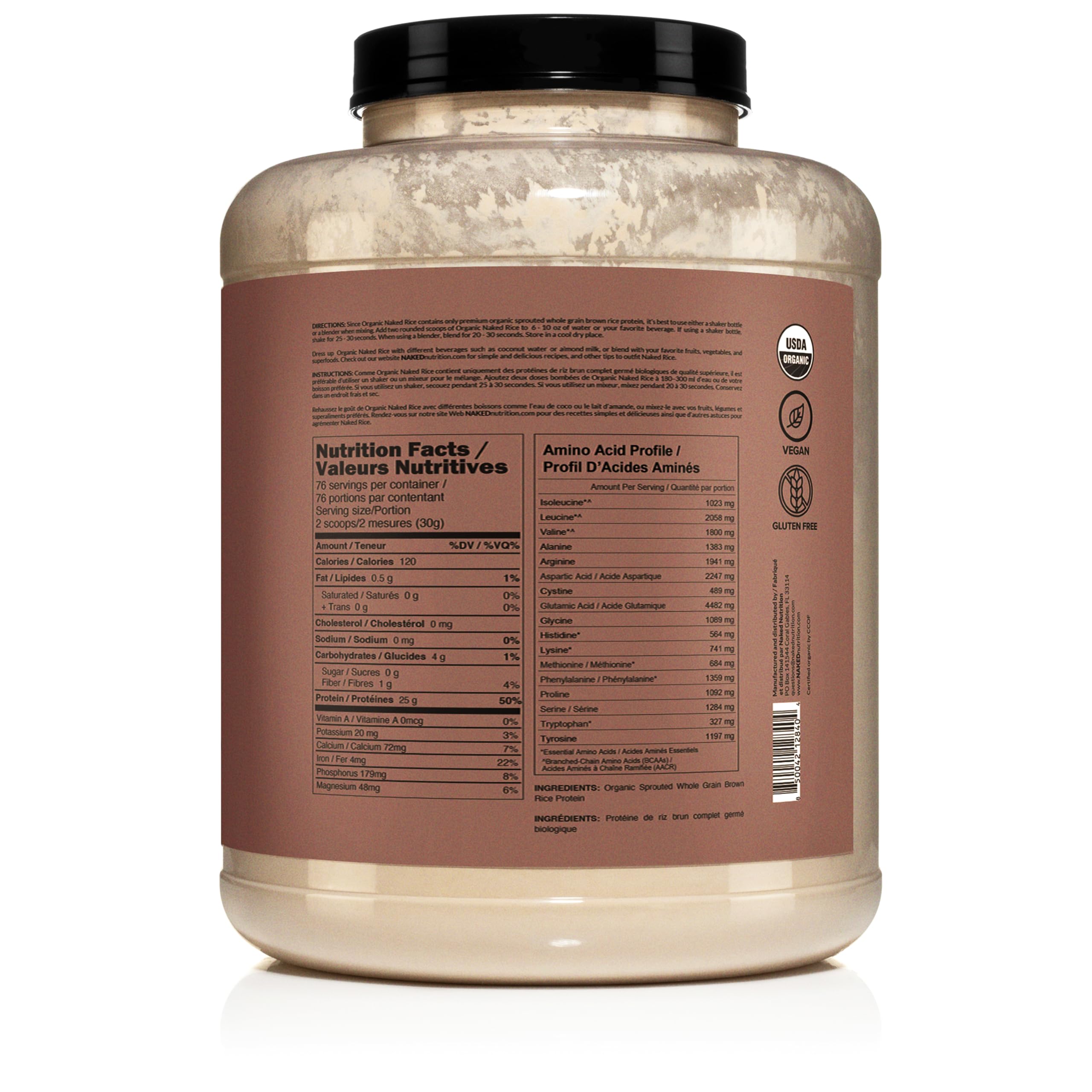 Protéine De Riz Brun Myprotein 1kg - Sans Saveur, Date 08/2021 - Poudre UK