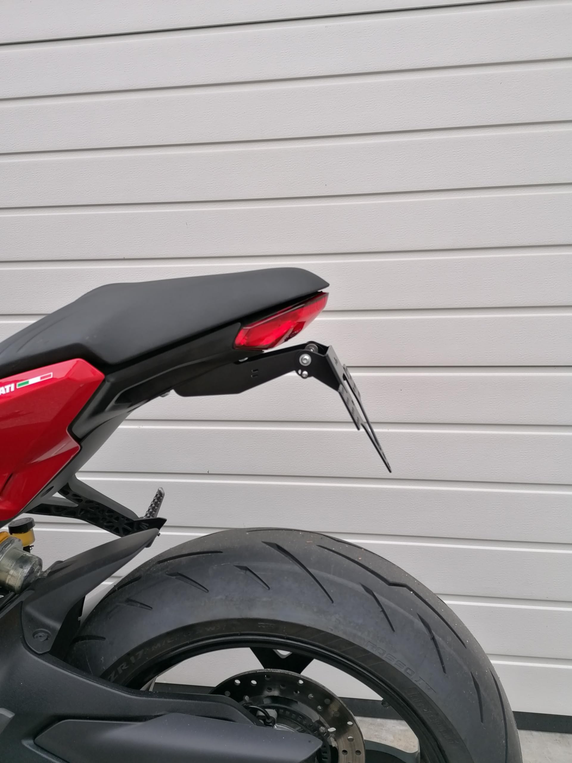 Porta targa corto Grofatec compatibile con Ducati Supersport 939 950 Anno di Cost.2017-2024 EVO monster 950 939 coda corta Tail Tidy