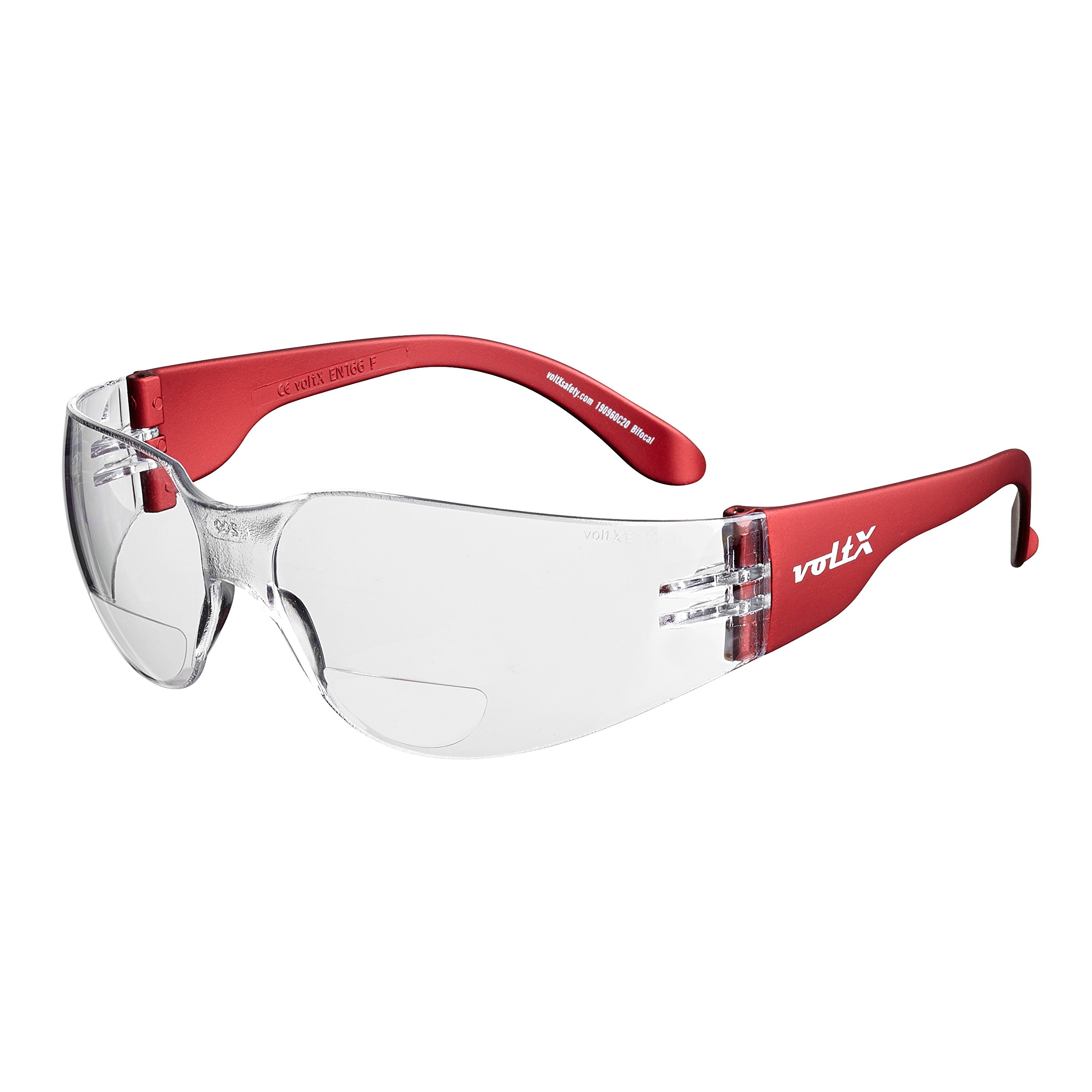 voltX 3 x GRAFTER Bifokale Leichtgewichts Lesen Schutzbrille KLAR +1.5