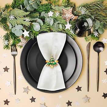 Amazon.co.jp: ナプキンリング クリスマス テーブル飾り 6個セット Amazon.co.jp: ナプキンリング クリスマス テーブル飾り 6個セット