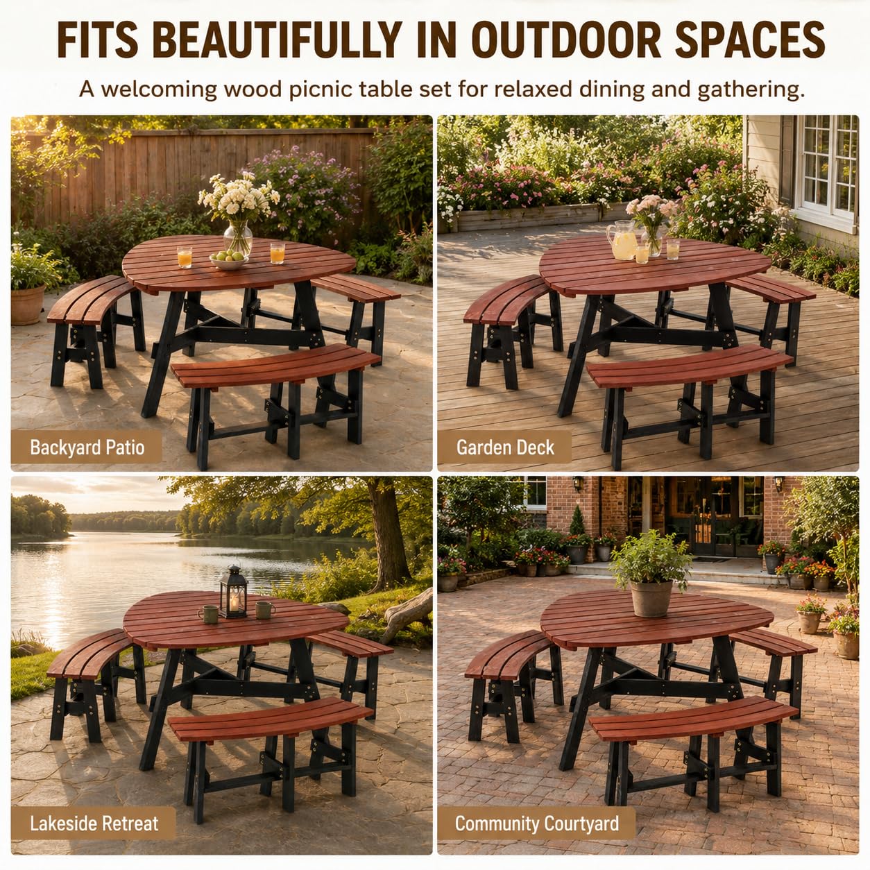 What Size Outdoor Dining Table Seats 6? A Sizing Guide (2026) 2 Product photo