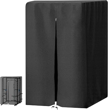 Gym Rack Cover, with Waterproof Zipper,Suitable for Squat Rack/Weight Lifting Rack/Home Gym Workout Equipment Protective Cover,420D Oxford Cloth UV Protection, Dustproof