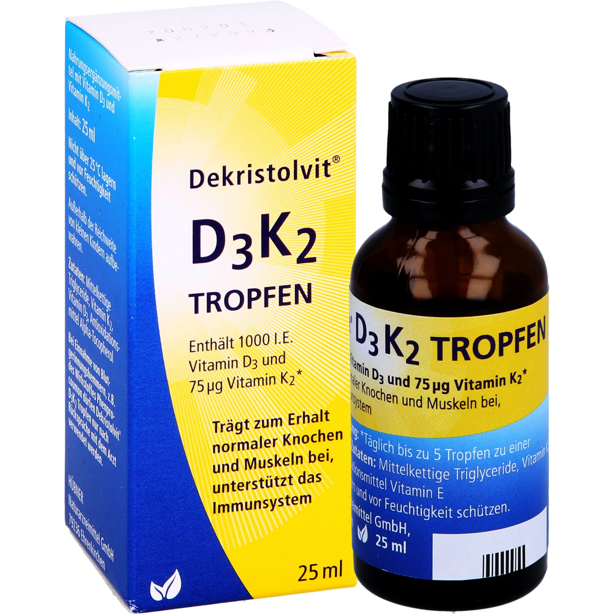 D3K2 Tropfen, 25ml - Power für das Immunsystem