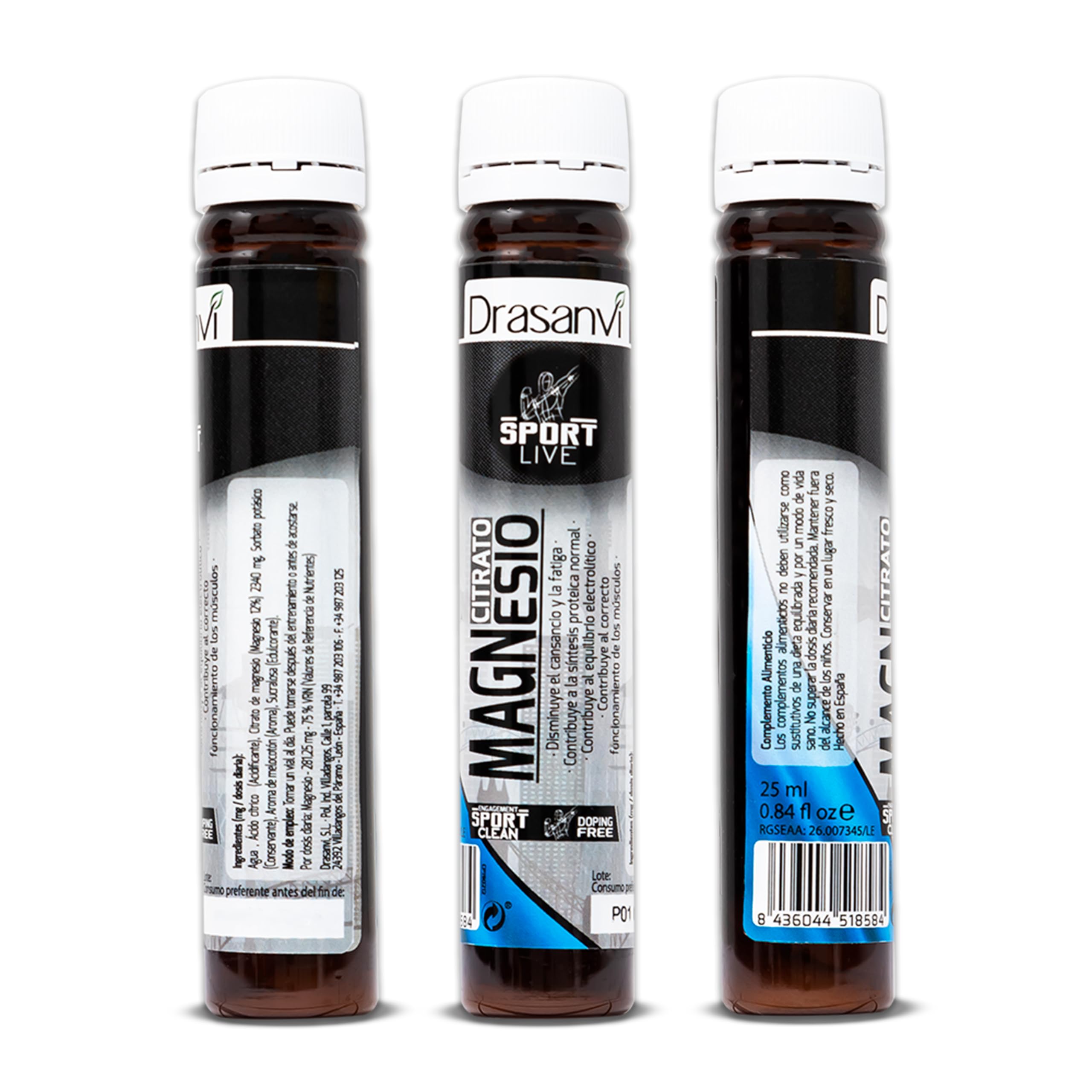 PACK WEB 24 VIALES MAGNESIO SPORT LIVE DRASANVI