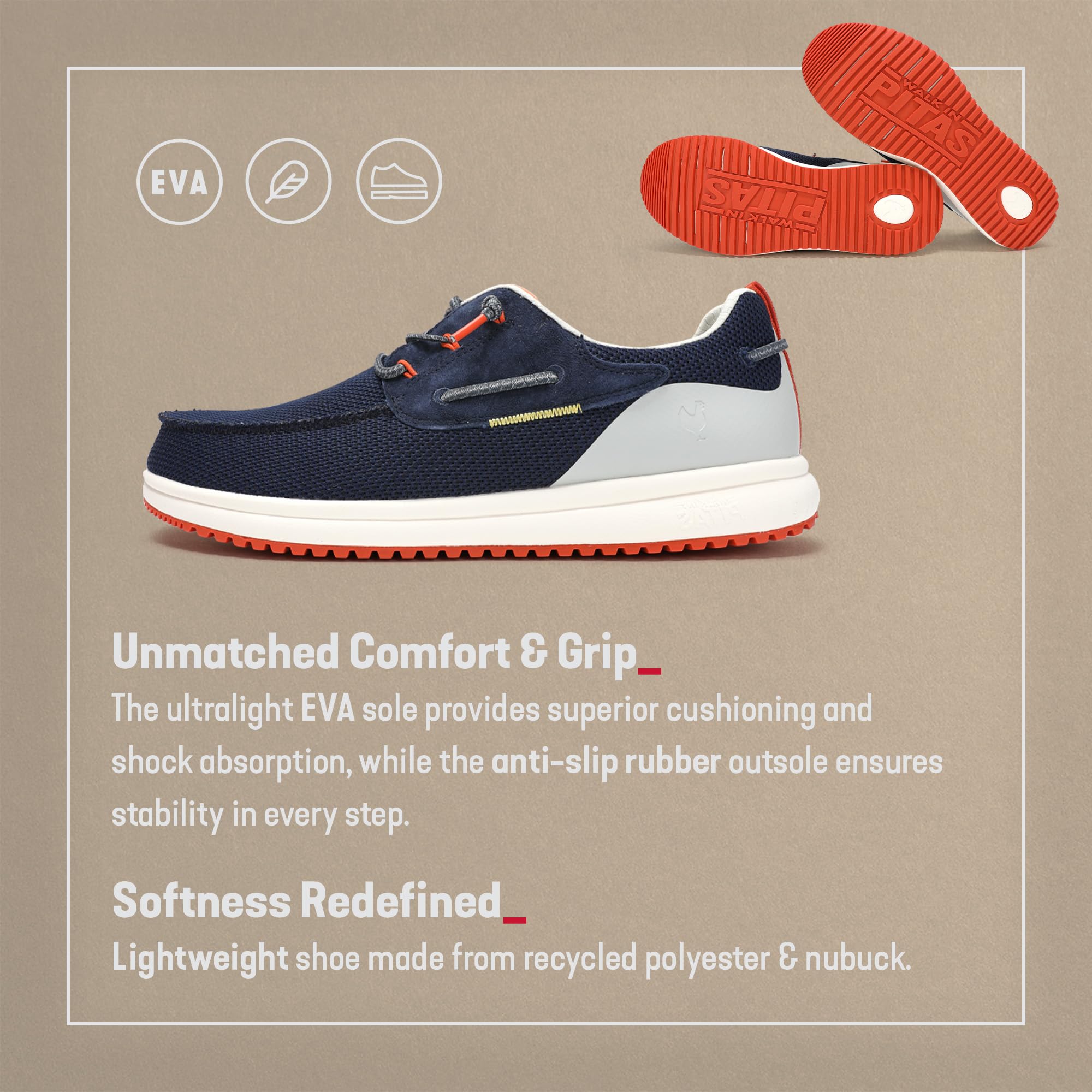 PITAS | Bay | Mocasines de Hombre para el Verano | Zapatillas de Hombre | Náuticos para el Verano | Deportivas de Hombre | Zapatos de Walkinpitas