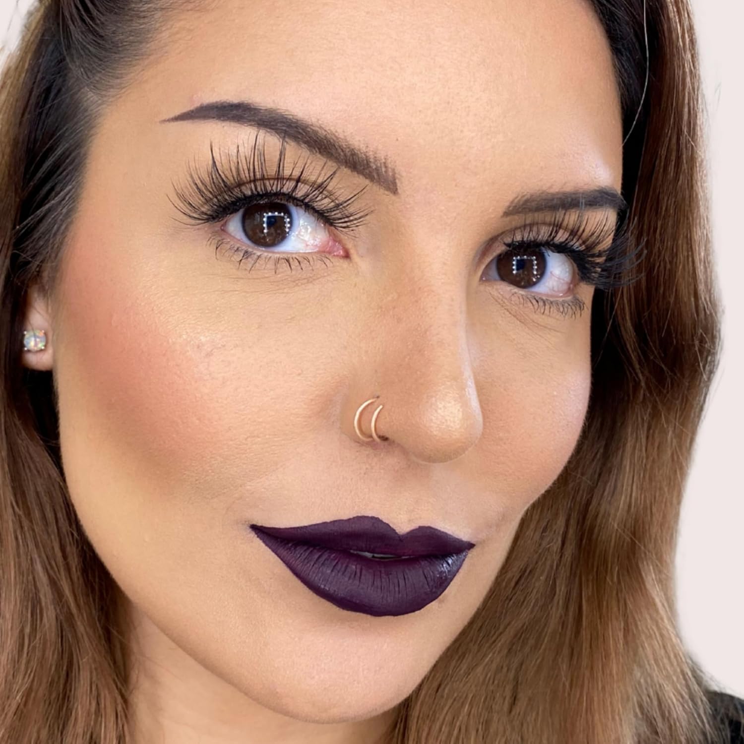 The Lip Bar - Nonstop Liquid Matte Lipstick, Drama Queen (Deep Eggplant) - High Pigment - One Swipe - Long Lasting - Jojoba Oil & Vitamin E - Vegan & Cruelty Free - Makeup & Cosmetics - .24 fl oz - Image 7