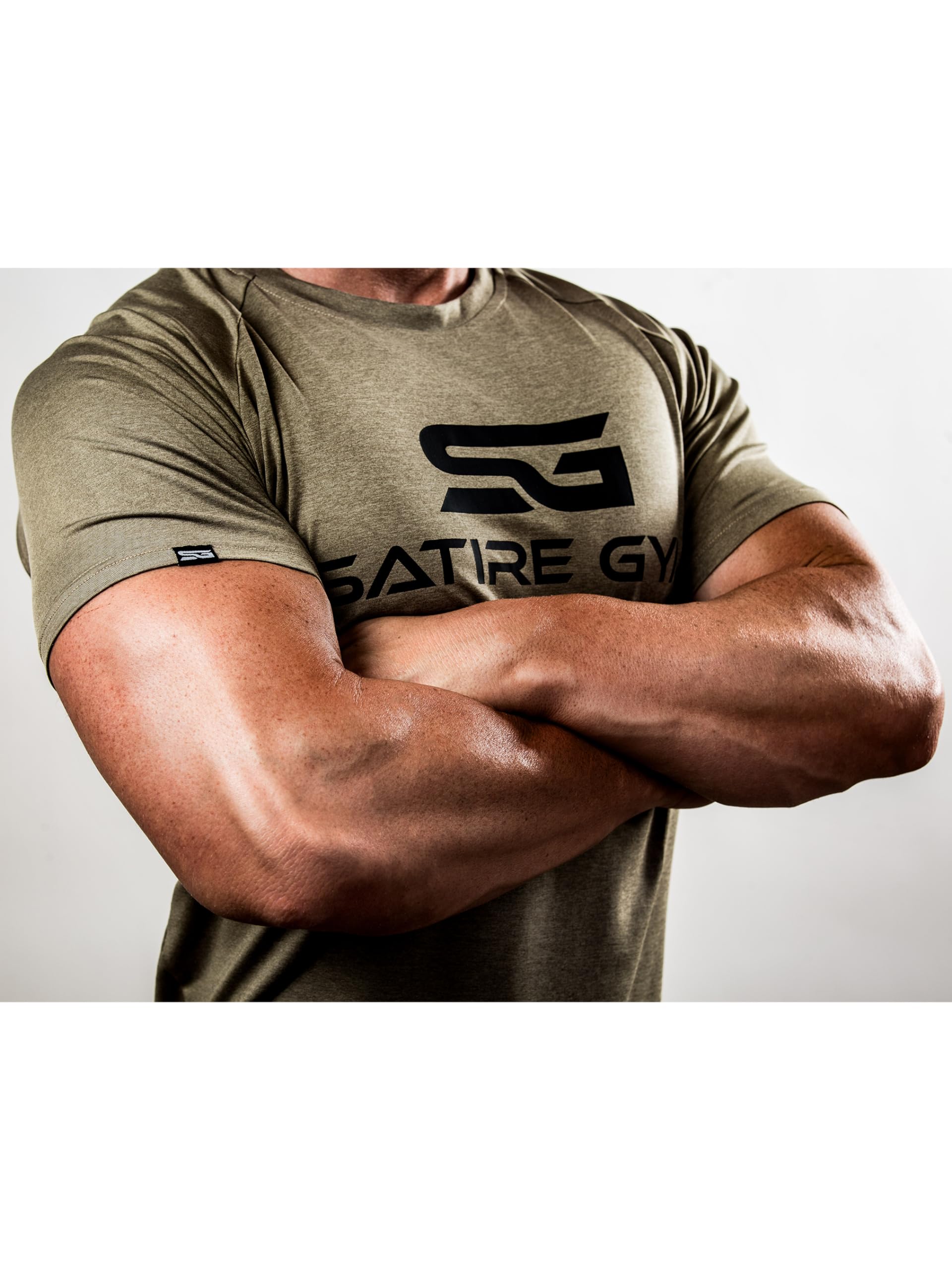 Satire Gym - T-Shirt Slim Fit Homme pour Fitness – T-Shirt de Musculation Homme pour la Gym et Le Fitness - 2