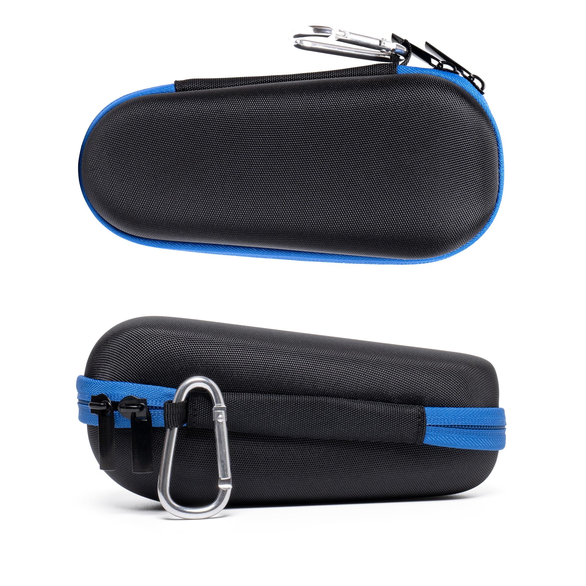 Nincha Electric Razor Case for Braun Series 3, 5, 7, 9 Shavers, Hard Shell EVA Travel Case with Charger Storage, Shaver Protective Carrying Case with Carabiner, Black&blue, 18.8 x 18 x 3.8 cm-picture-49