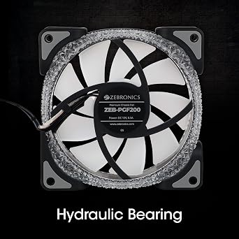 Zebronics Zeb-PGF200 Premium Gaming Cooling Fans with 12 LEDs