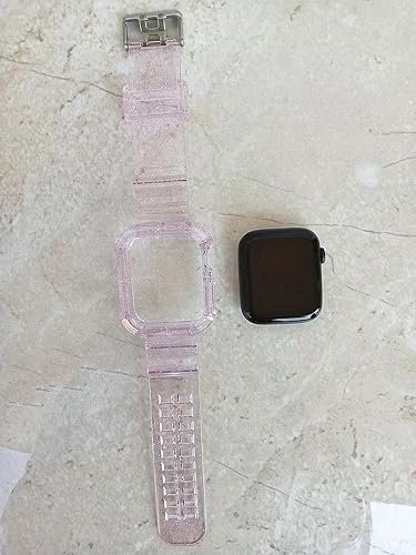 Miniatura 3 de Compatible con correas transparentes de Apple Watch de 1.772 in, 1.732 in, 1.811 in, 1.654 in, 1.614 in, 1.575 in, 1.496 in, 1.929 in, correa