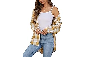 The Comfortable and Fashionable Oversized Yellow Flannel