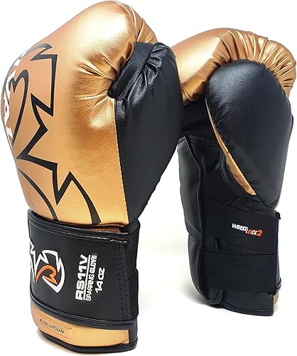 Miniatura 8 de RIVAL Boxing RS11V Evolution Sparring - Guantes de boxeo, acolchado extra grueso de 2 pulgadas, sistema de bloqueo de muñeca con correa en V,