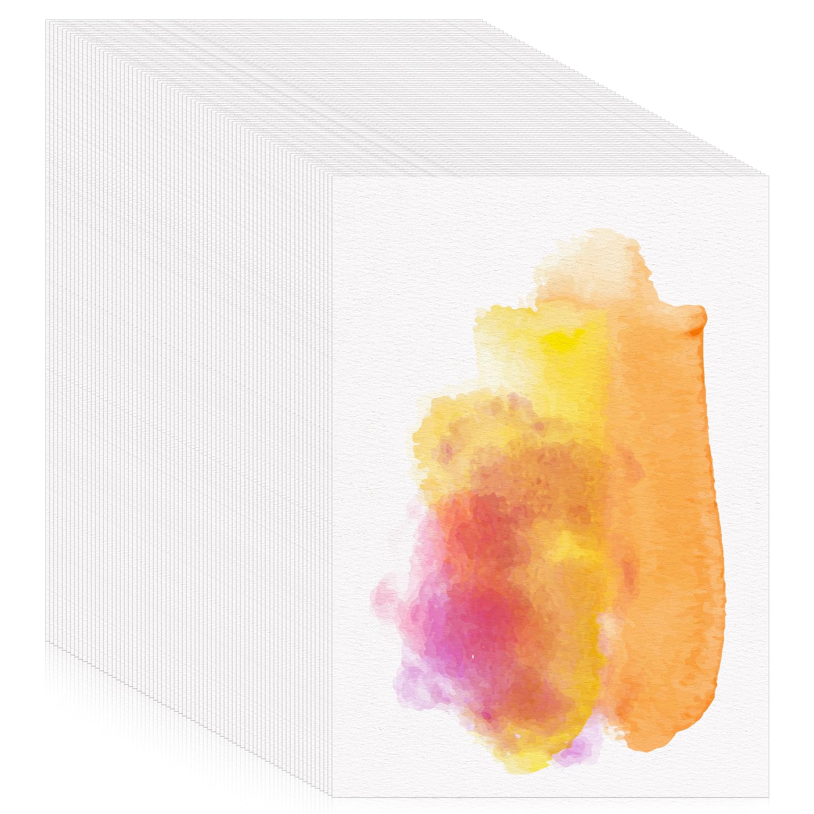 A6 Watercolour Paper, 120 Sheets, 300gsm Wood Pulp Art Paper