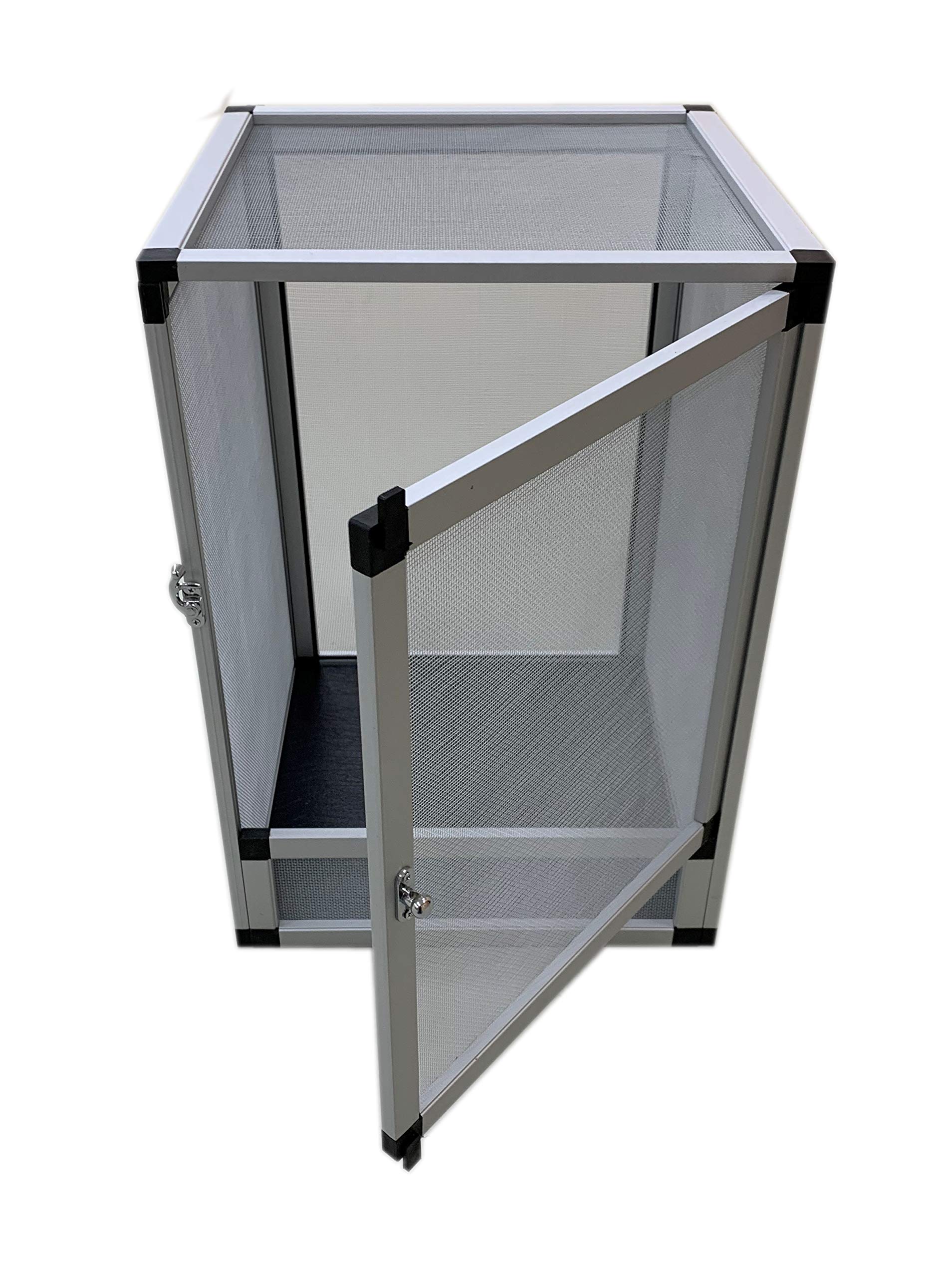 Cage en aluminium pour terrarium 42 x 42 x 66 cm