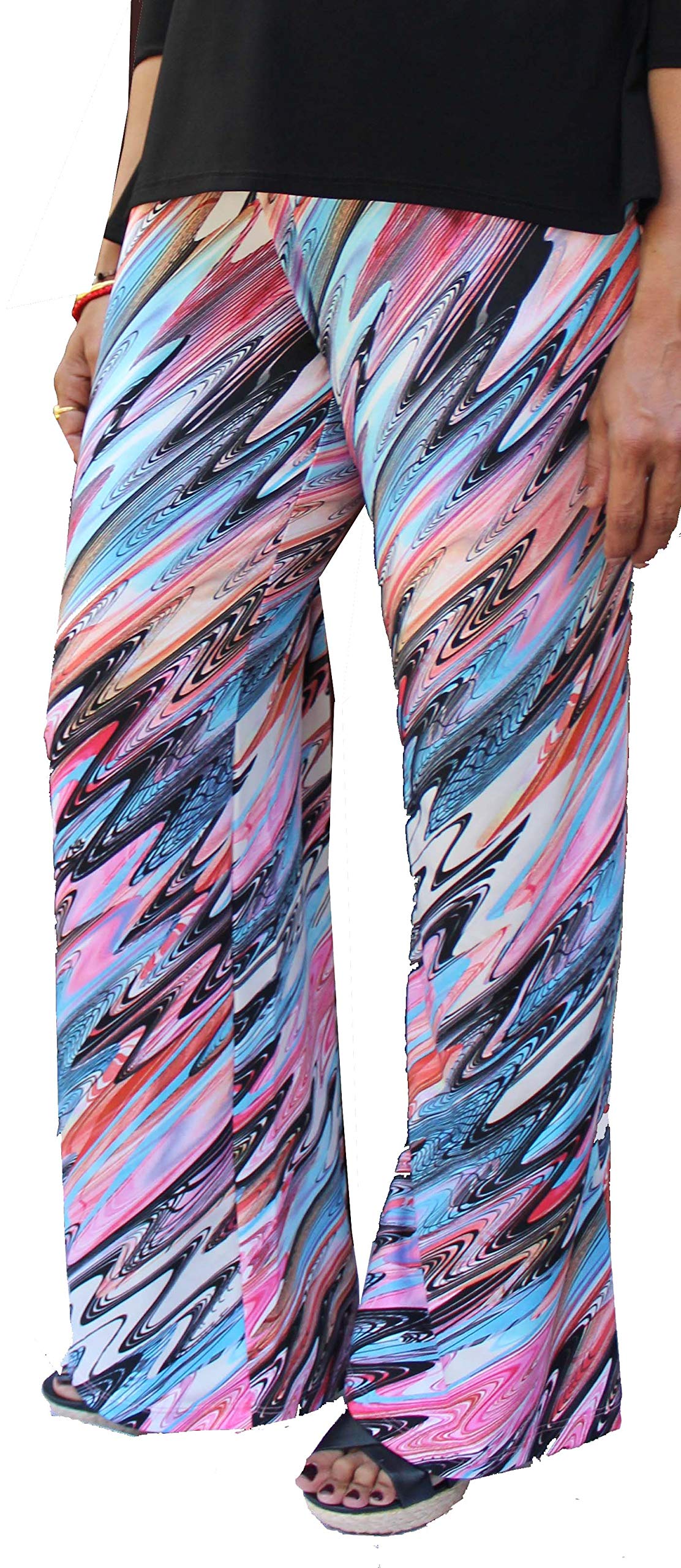 Womens Soft Knit Palazzo Pant Made in USA