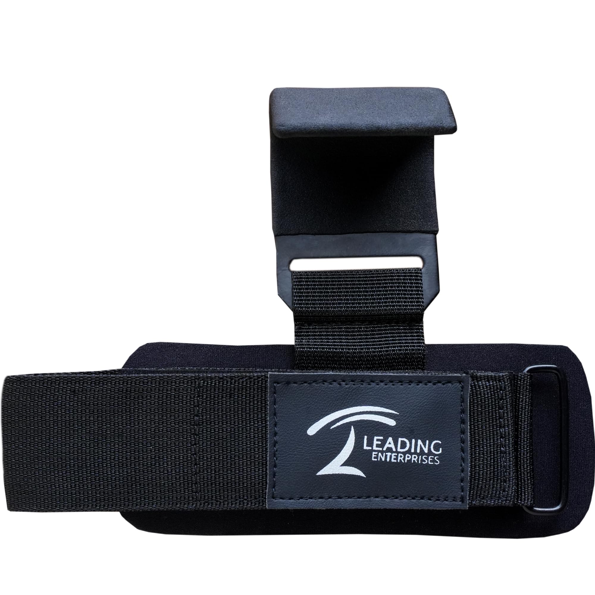 Leading Weight Lifting Hooks Straps Pair, 8mm Neoprene Padded Wrist Wraps, Non-Slip Rubber Grip, for Deadlift Powerlifting - Image 3
