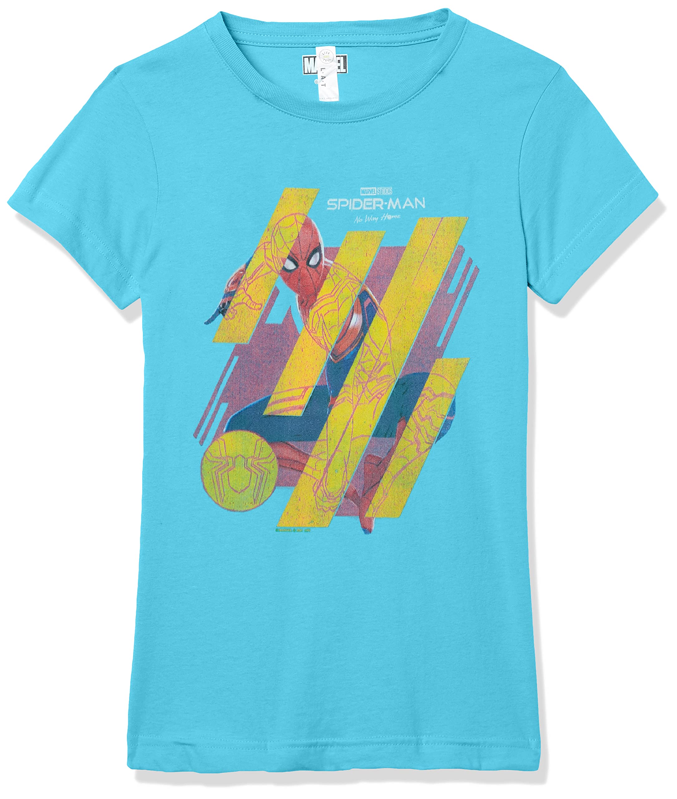 Marvel Schizzo Ragno T-Shirt Bambine e Ragazze