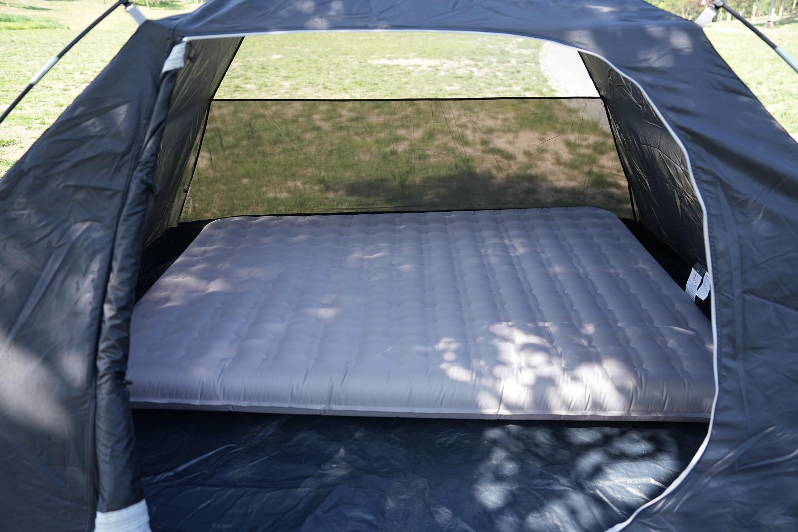 KingCamp Zelt 4 Personen, Geräumiges Camping Zelt mit Vorraum & PVC-Fenster, Einfach Aufzubauendes Doppelzelt, 3000mm Wasserdichtes Zelt, Leichtes Kuppelzelt für Outdoor Garten Camping