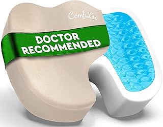 ComfiLife Premium Gel & Memory Foam Seat Cushion – Doctor Recommended Of...