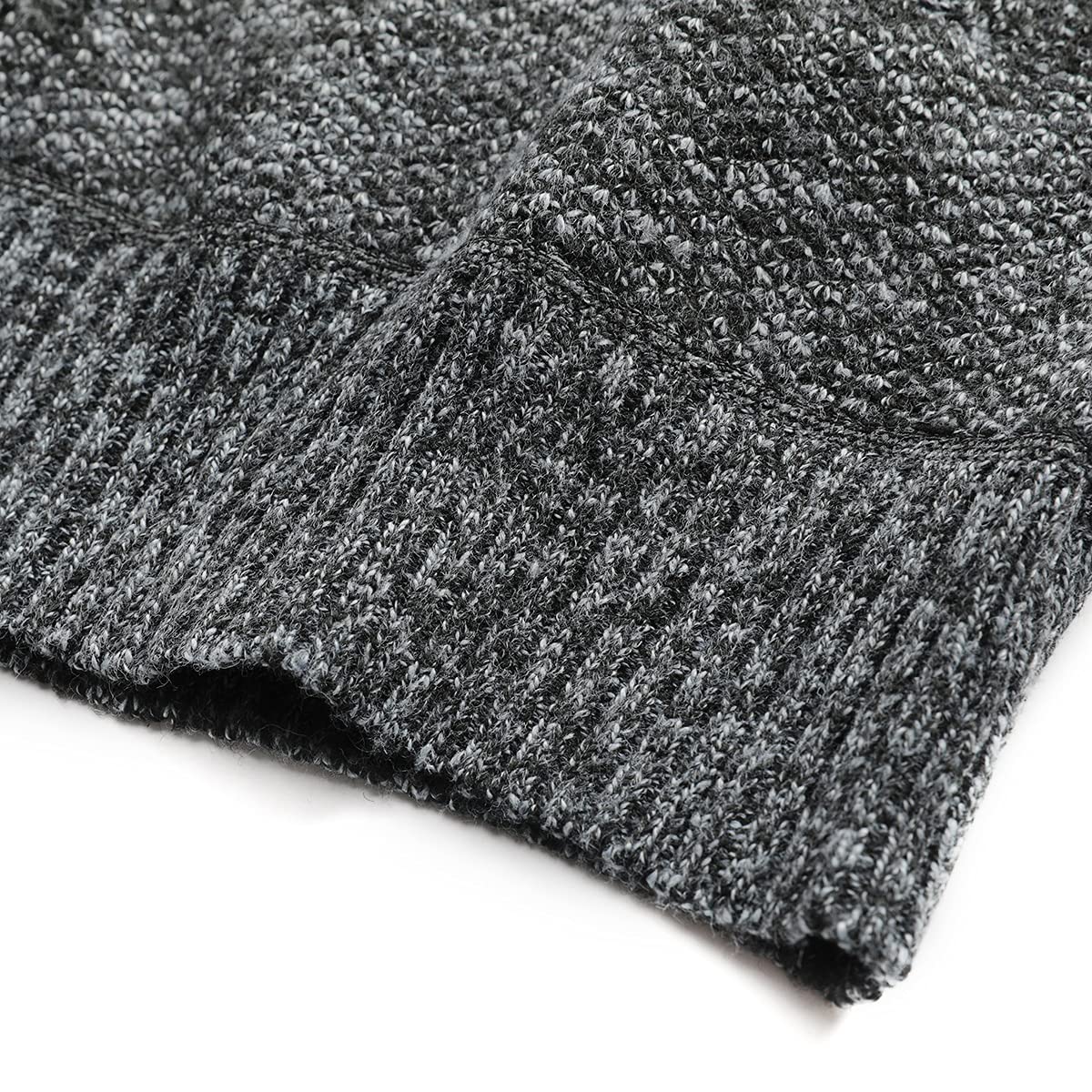 YOUTHUP Cárdigan de Invierno con Capucha para Hombre Forro Polar Suéter de Punto Grueso