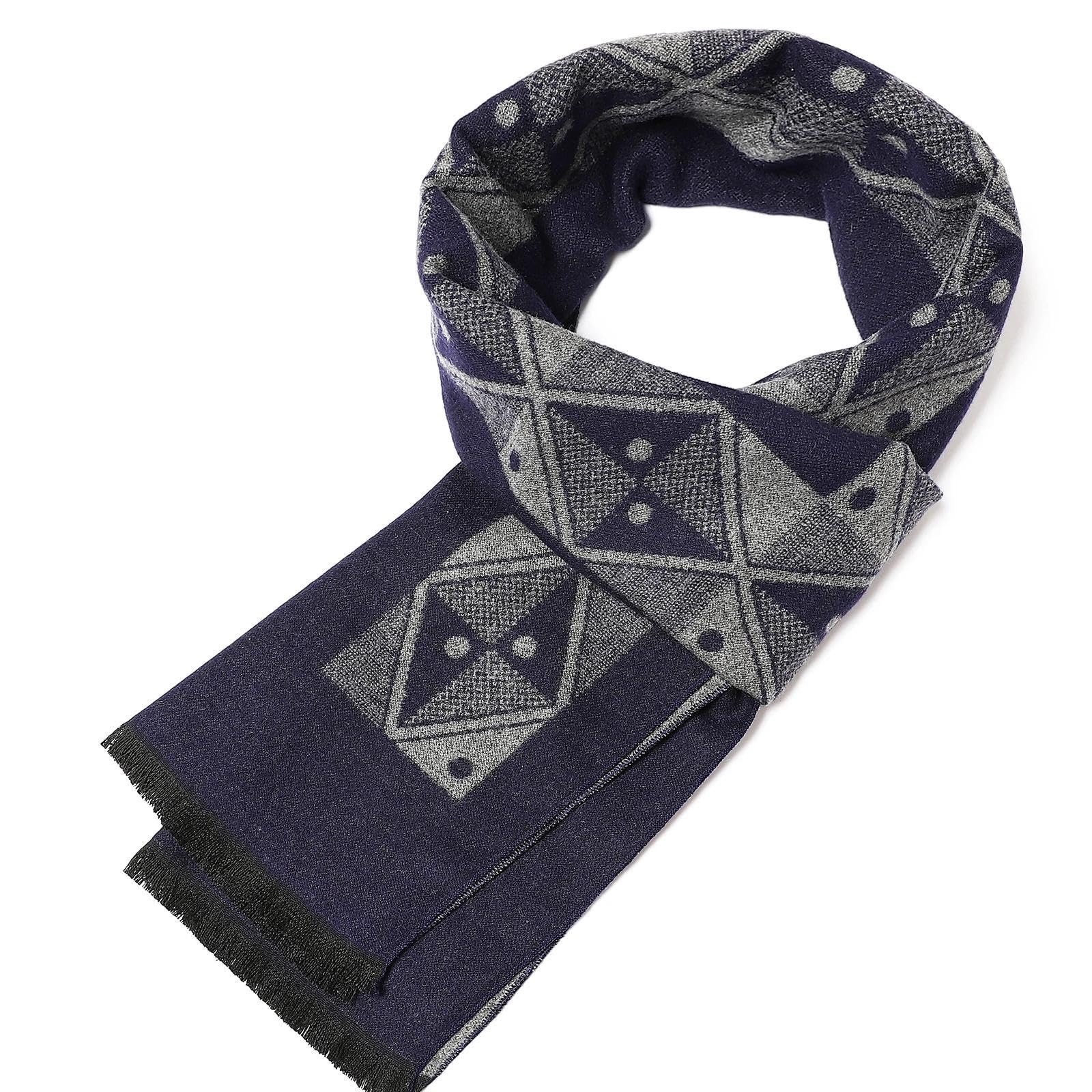 Écharpe écharpes châle châle automne mode longue écharpe classique à carreaux hommes écharpes hommes châles d'affaires châles hiver épais écharpe chaude