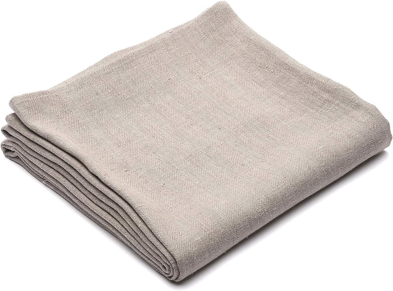 LinenMe Lara Tablecloth, 53 x 53, Natural